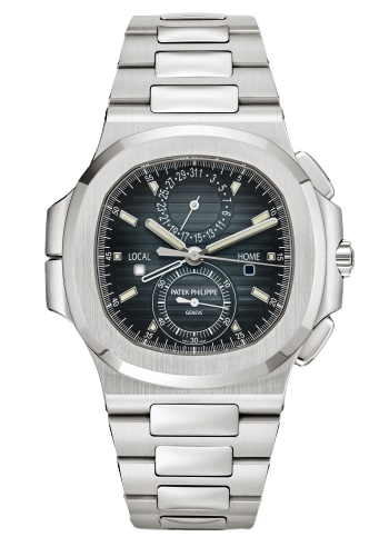 5990/1A Nautilus 40.5mm Steel Bracelet Sunburst Blue Black Gradient Rim Dial Steel Bezel