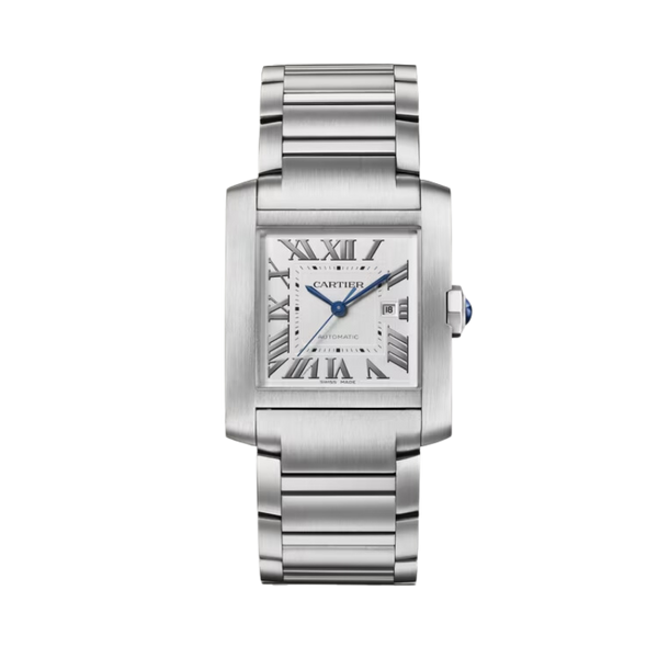 TANK 37 mm FRANÇAISE WATCH SILVER STAINLESS STEEL