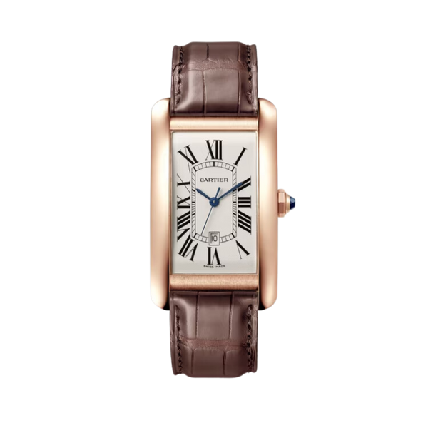 TANK 45 mm AMÉRICAINE WATCH SILVER ROSE GOLD
