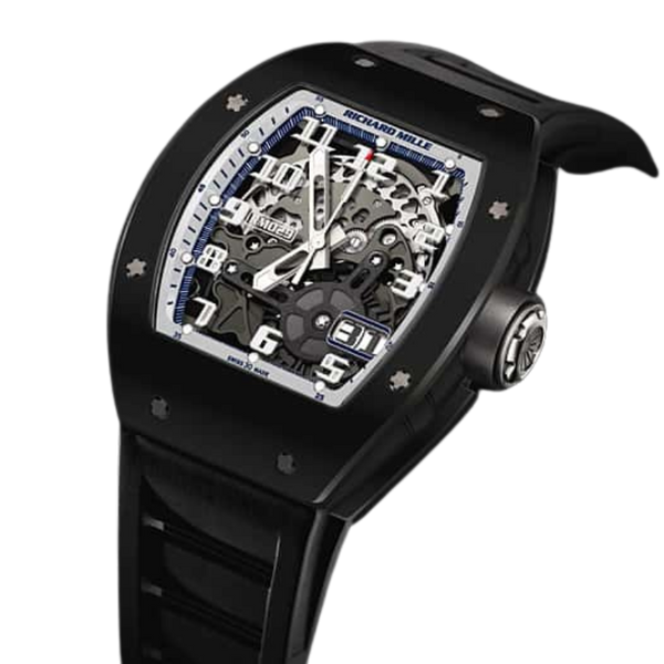 RM 029 St. Tropez Ceramic Edition Rubber Strap Ceramic Case
