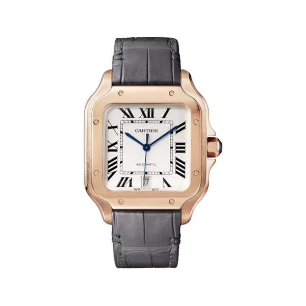 SANTOS 40 MM DE CARTIER SILVER ROSE GOLD