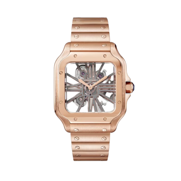 SANTOS 28 MM DE CARTIER ROSE GOLD