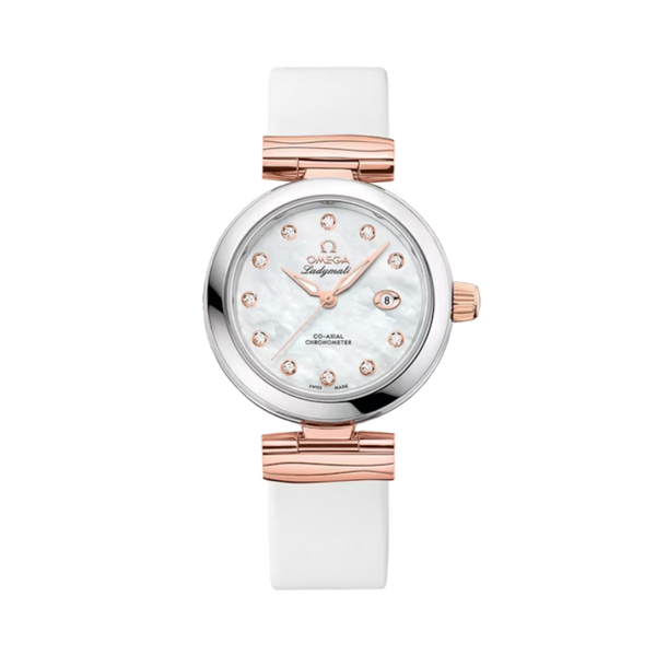 DE VILLE LADYMATIC 34 MM STAINLESS STEEL - SEDNA™ GOLD WITH MOTHER OF PEARL DIAL