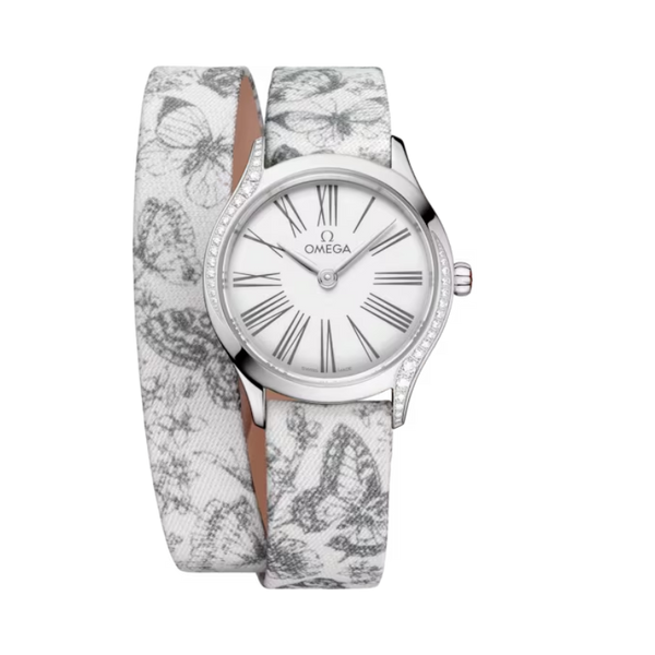 DE VILLE MINI TRÉSOR 26 MM STAINLESS STEEL WITH WHITE DIAL