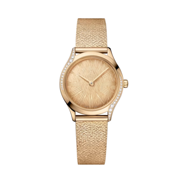 DE VILLE MINI TRÉSOR 26 MM MOONSHINE™ GOLD WITH YELLOW DIAL