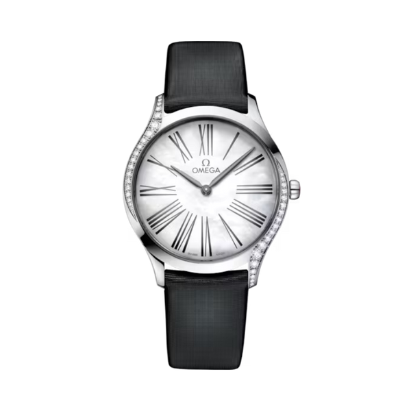 DE VILLE TRÉSOR 36 MM STAINLESS STEEL WITH MOTHER OF PEARL DIAL