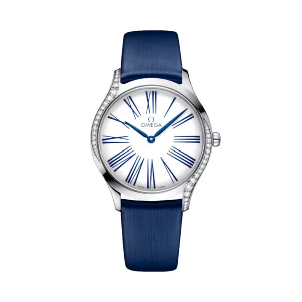 DE VILLE TRÉSOR 36 MM STAINLESS STEEL WITH WHITE DIAL