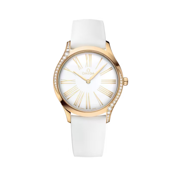 DE VILLE TRÉSOR 36 MM MOONSHINE™ GOLD WITH WHITE DIAL
