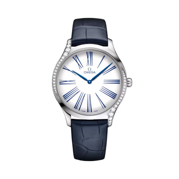 DE VILLE TRÉSOR 39 MM STAINLESS STEEL WITH WHITE DIAL