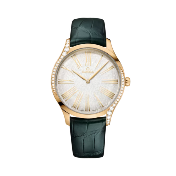 DE VILLE TRÉSOR 39 MM MOONSHINE™ GOLD WITH SILVER DIAL