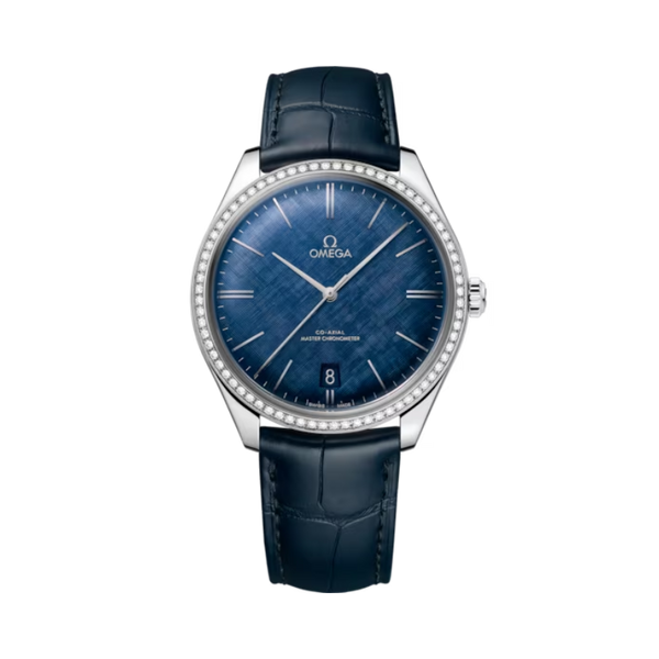 DE VILLE TRÉSOR 40 MM STAINLEES STEEL WITH BLUE DIAL
