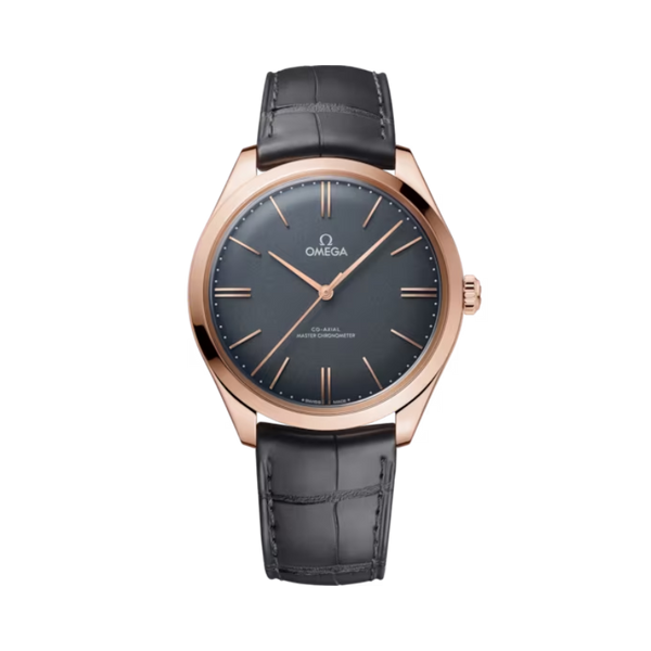 DE VILLE TRÉSOR 40 MM SEDNA™ GOLD WITH GREY DIAL