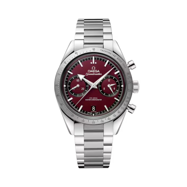 SPEEDMASTER '57 40 MM STAINLESS STEEL WITH RED DIAL