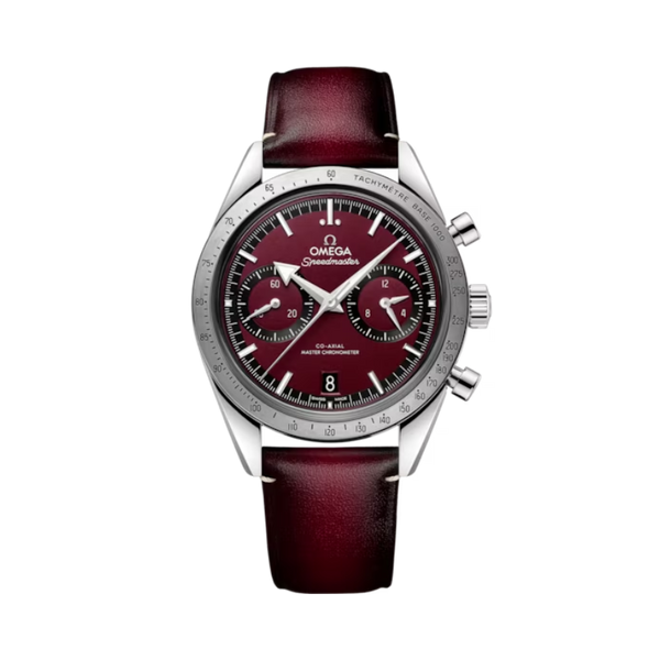 SPEEDMASTER '57 40 MM STAINLESS STEEL WITH RED DIAL