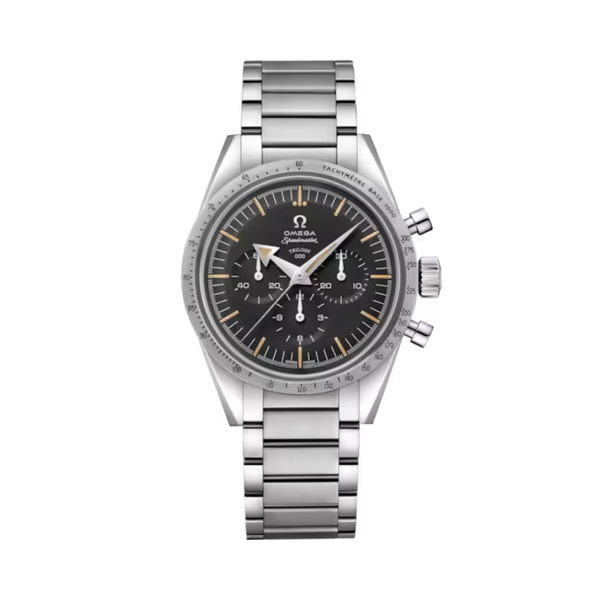 SPEEDMASTER '57 TRILOGY SET LIMITED EDITION 557 38 MM STAINLESS STEEL WITH BLACK DIAL