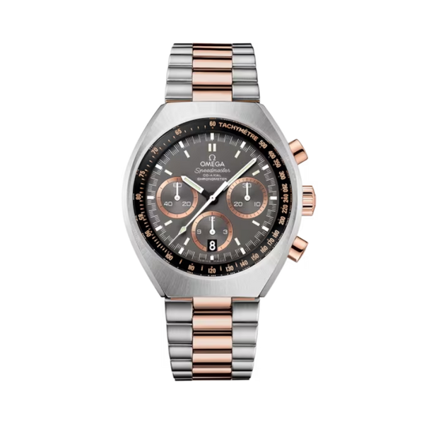 SPEEDMASTER MARK II 46 MM STAINLESS STEEL - SEDNA™ GOLD WITH GREY DIAL
