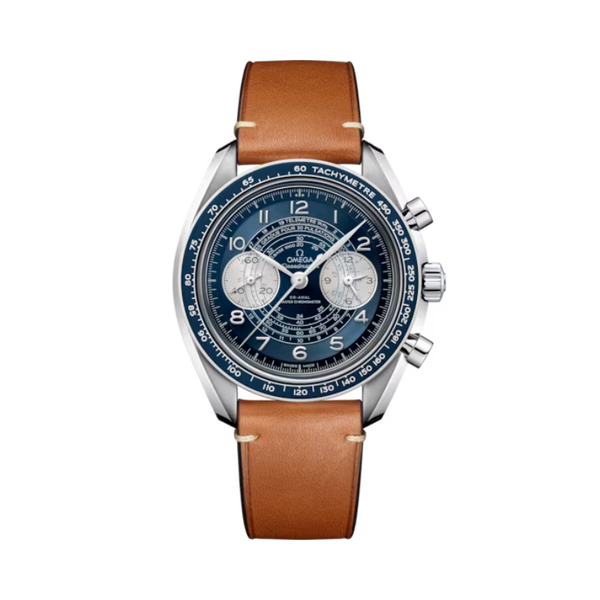 SPEEDMASTER CHRONOSCOPE 43 MM STAINLESS STEEL WITH BLUE DIAL