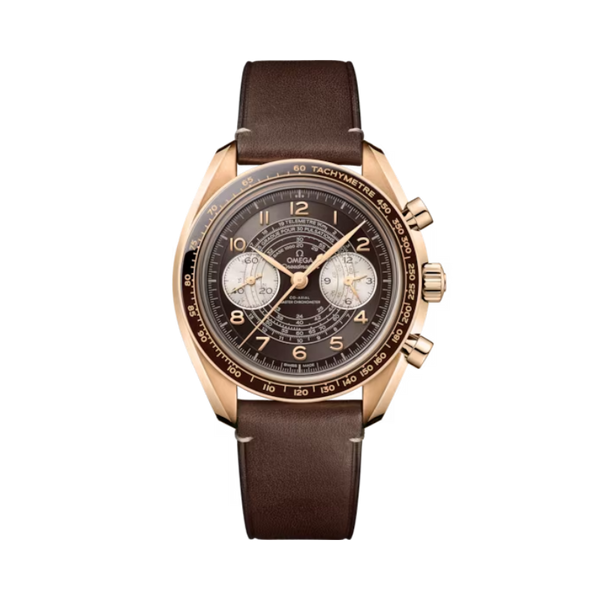 SPEEDMASTER CHRONOSCOPE 43 MM BRONZE GOLD WITH BROWN DIAL