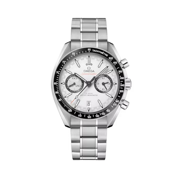 SPEEDMASTER RACING 44 MM STAINLESS STEEL WITH WHITE DIAL