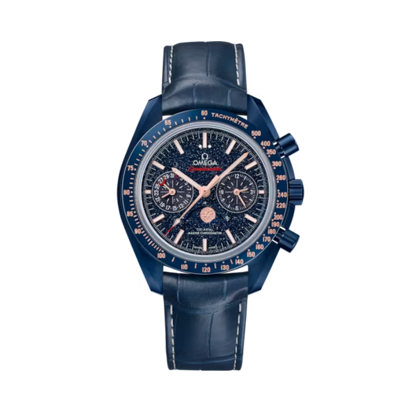 SPEEDMASTER MOONPHASE BLUE SIDE OF THE MOON 44 MM BLUE CERAMIC WITH BLUE DIAL