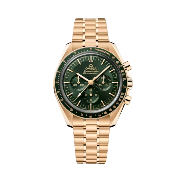 SPEEDMASTER MOONWATCH PROFESSIONAL 42 MM MOONSHINE™ GOLD WITH GREEN DIAL