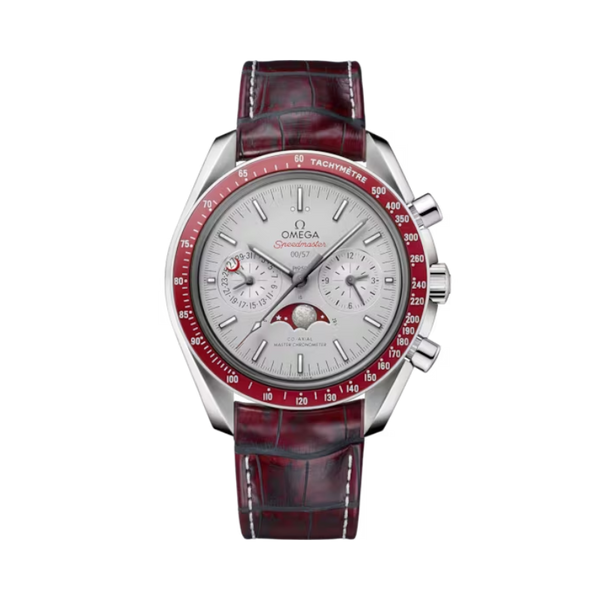 SPEEDMASTER MOONPHASE 44 MM PLATINUM WITH GREY DIAL