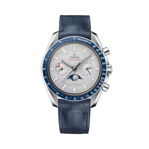 SPEEDMASTER MOONPHASE 44 MM PLATINUM WITH GREY DIAL