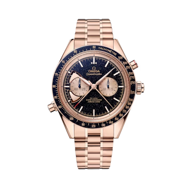 SPEEDMASTER CHRONO CHIME 44 MM SEDNA™ GOLD WITH BLUE DIAL