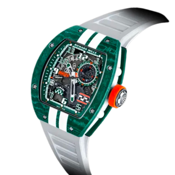 RM 029 Le Mans Classic Limited Edition Automatic White Rubber Strap Carbon Case