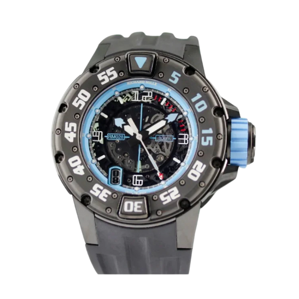RM 028 Argentina Edition Rubber Strap Titanium Case