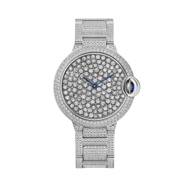 BALLON BLEU DE CARTIER 37 MM 18K WHITE GOLD WITH WHITE GOLD DIAL