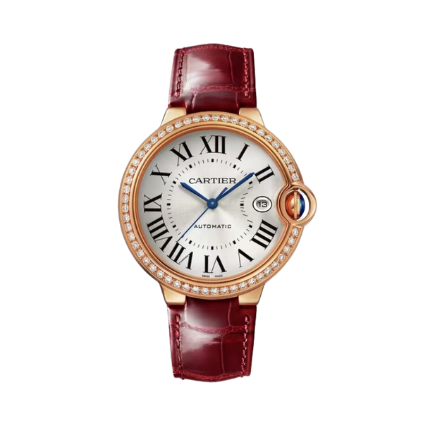 BALLON BLEU DE CARTIER 40 MM 18K ROSE GOLD WITH SILVERED SUNRAY EFFECT DIAL