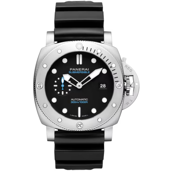 SUBMERSIBLE QUARANTAQUATTRO PAM01229 44 MM STAINLESS STEEL WITH BLACK DIAL