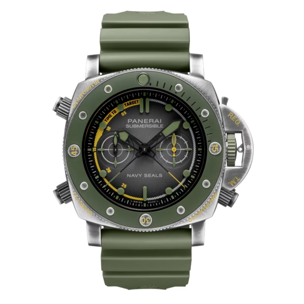 SUBMERSIBLE CHRONO NAVY SEALS EXPERIENCE EDITION PAM01402 47 MM STAINLESS STEEL WITH GREY DIAL