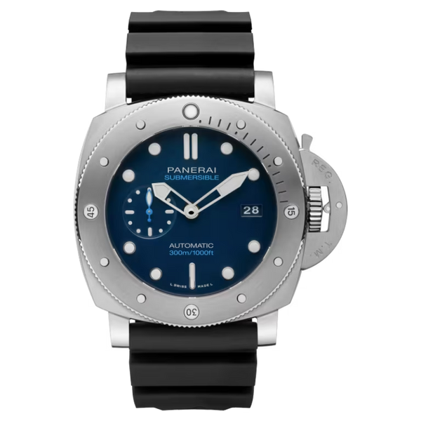 SUBMERSIBLE BMG-TECH™ PAM02692 47 MM TITANIUM WITH BLUE DIAL