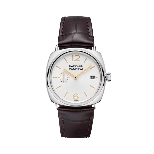 RADIOMIR QUARANTA 40 MM STAINLESS STEEL WITH WHITE DIAL