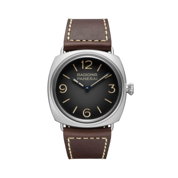 RADIOMIR TRE GIORNI PAM01334 45 MM STAINLESS STEEL WITH SHADED BLACK DIAL
