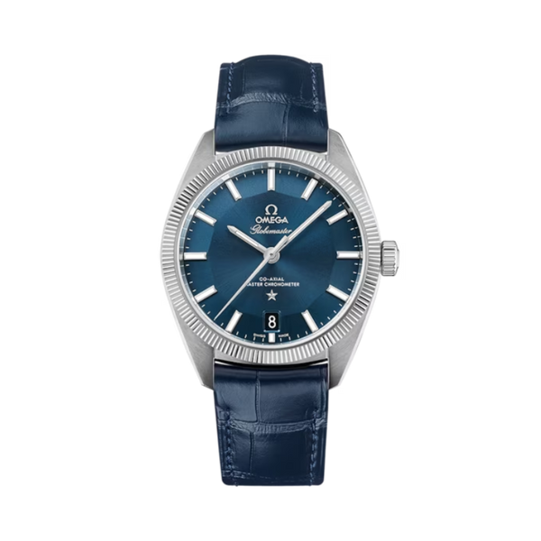 CONSTELLATION GLOBEMASTER 39 MM STAINLESS STEEL WITH BLUE DIAL