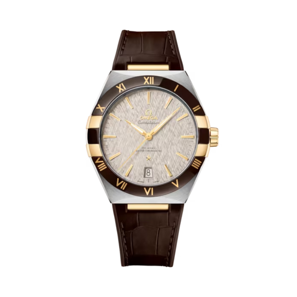 CONSTELLATION 41 MM STAINLESS STEEL - YELLOW GOLD WITH GREY DIAL