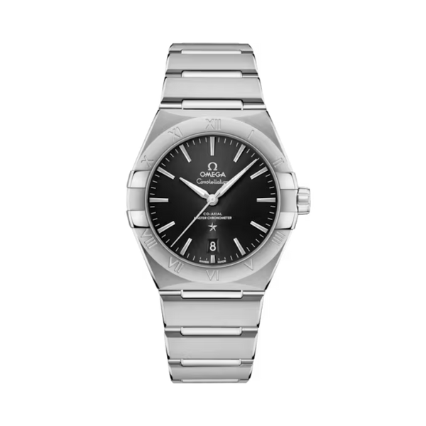 CONSTELLATION 39 MM STAINLESS STEEL WITH BLACK DIAL