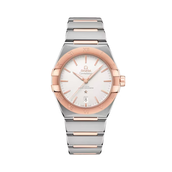 CONSTELLATION 39 MM STAINLESS STEEL - SEDNA™ GOLD WITH SILVER DIAL