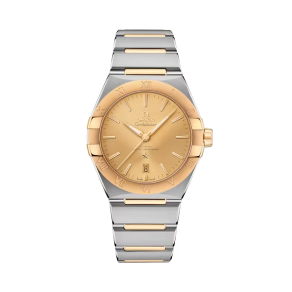 CONSTELLATION 39 MM STAINLESS STEEL - YELLOW GOLD WITH YELLOW DIAL