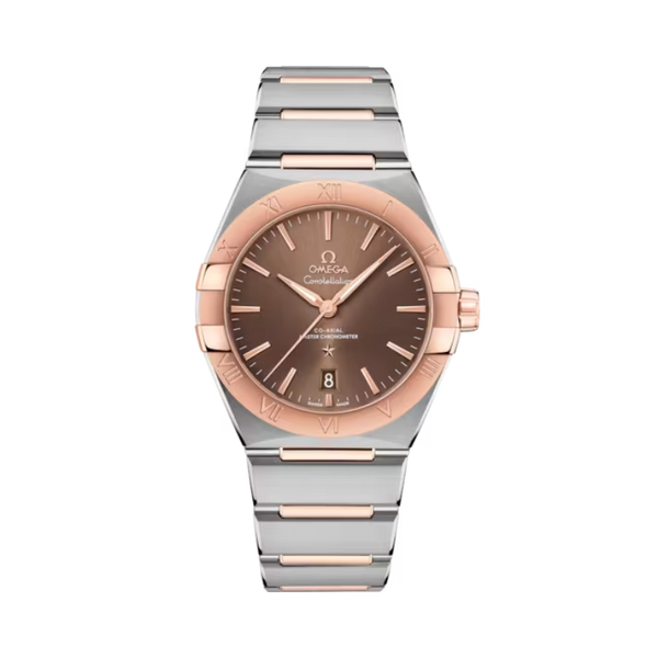 CONSTELLATION 39 MM STAINLESS STEEL - SEDNA™ GOLD WITH BROWN DIAL