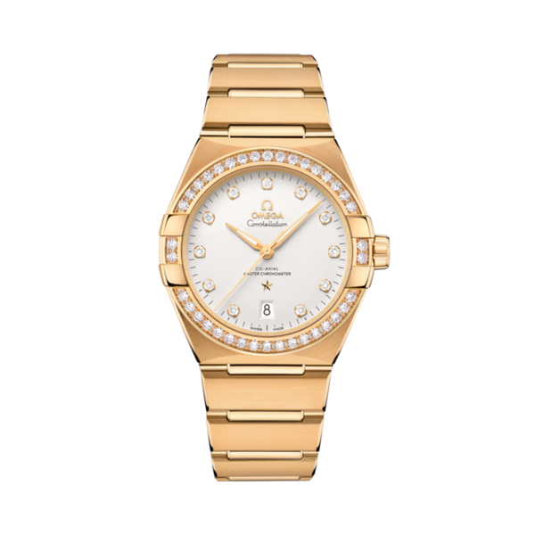 CONSTELLATION 39 MM YELLOW GOLD WITH SILVER DIAL