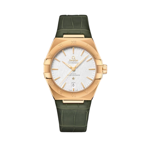 CONSTELLATION 39 MM YELLOW GOLD WITH SILVER DIAL