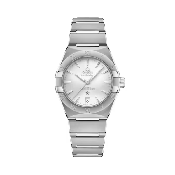 CONSTELLATION 36 MM STAINLESS STEEL WITH SILVER DIAL