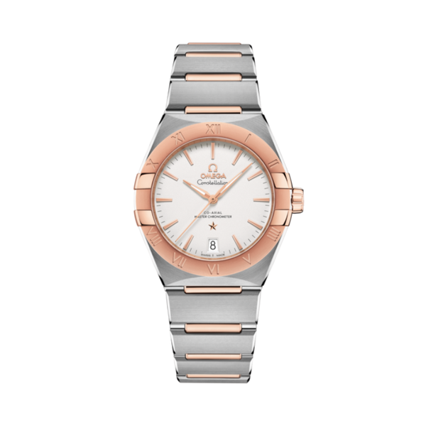 CONSTELLATION 36 MM STAINLESS STEEL -  SEDNA™ GOLD WITH SILVER DIAL