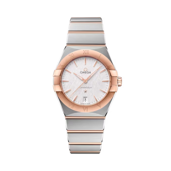 CONSTELLATION 36 MM STAINLESS STEEL - SEDNA™ GOLD WITH SILVER DIAL