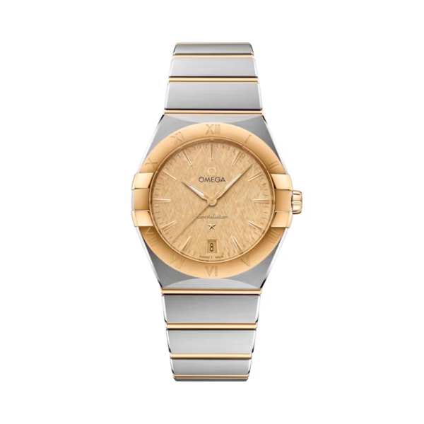CONSTELLATION 36 MM STAINLESS STEEL - YELLOW GOLD WITH YELLOW DIAL