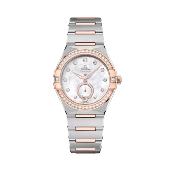 CONSTELLATION 34 MM STAINLESS STEEL - SEDNA™ GOLD WITH MOTHER OF PEARL DIAL